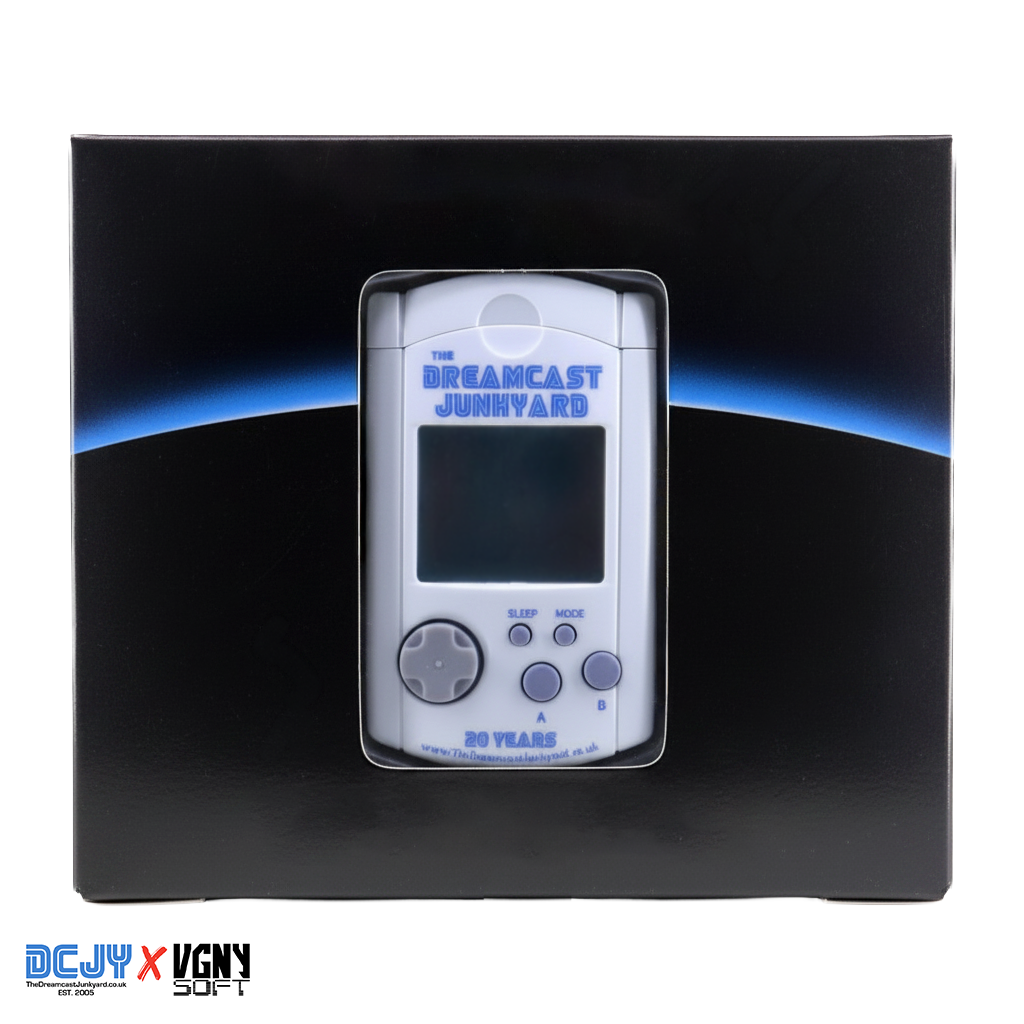 DCJY 20th ANN LIMITED EDITION VMU – Dreamcast Junkyard 20th Anniversary Memory Card