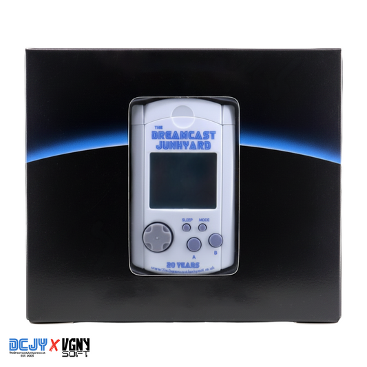 DCJY 20th ANN LIMITED EDITION VMU – Dreamcast Junkyard 20th Anniversary Memory Card