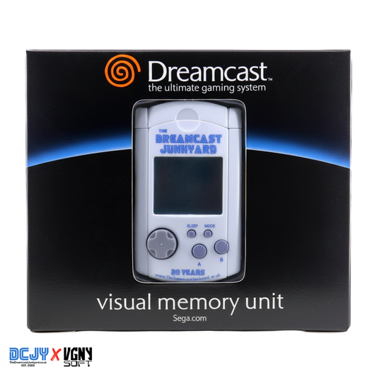 DCJY 20th ANN LIMITED EDITION VMU – Dreamcast Junkyard 20th Anniversary Memory Card