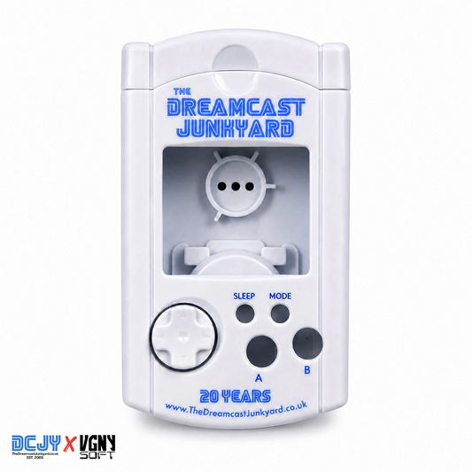 DCJY 20th ANN LIMITED EDITION VMU SHELL – Custom Dreamcast Memory Unit Housing