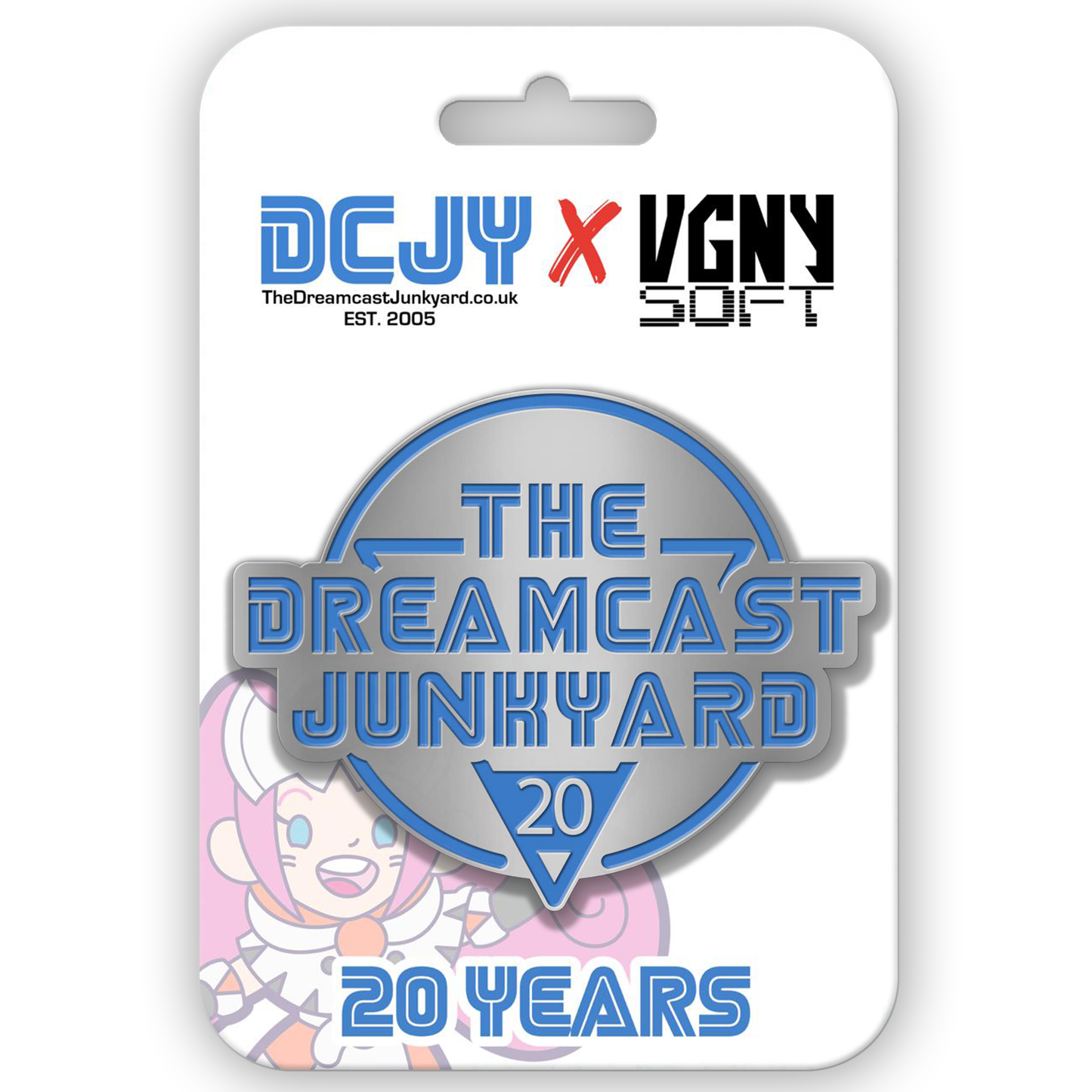 DCJY 20th ANN LIMITED EDITION ENAMEL PIN – 20th Anniversary Collectible Pin