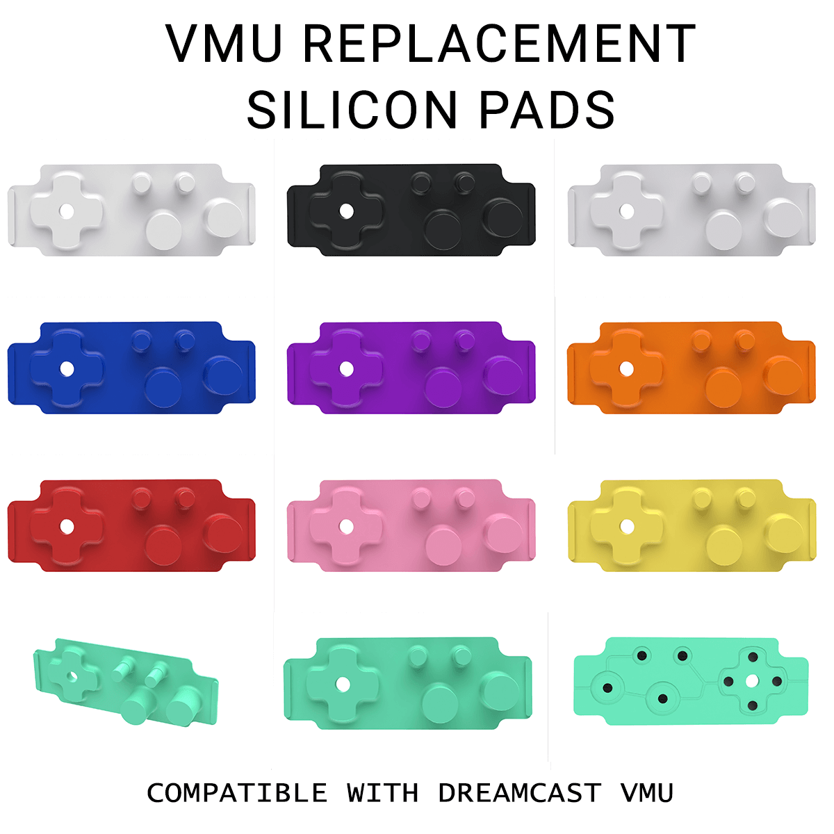VMU Replacement Silicone Pad for Sega Dreamcast