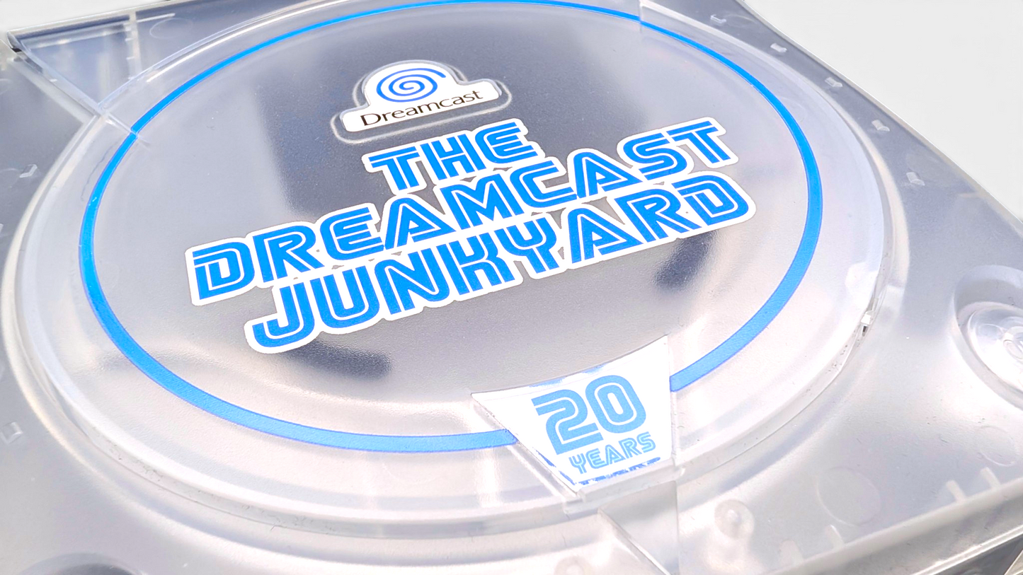 DCJY 20th ANN LIMITED EDITION DREAMCAST SYSTEM SHELL – Custom Clear Replacement Housing
